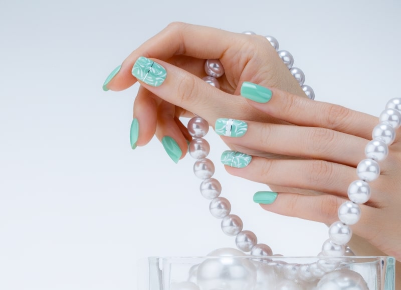 CPS & FSP - Marbled Effect Nail Art
