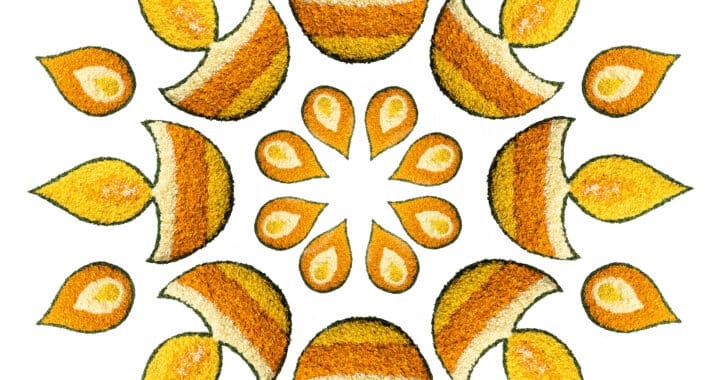FSP - 10 Rangoli - Diya Rangoli